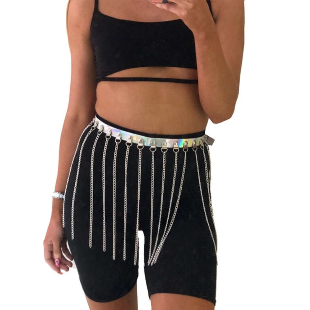 Holographic chain fringe skirt